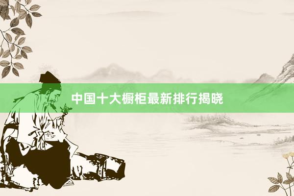 中国十大橱柜最新排行揭晓